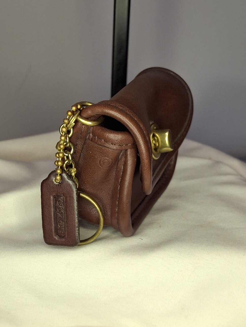Vintage Coach City Bag Key Fob Coin Purse - Picture 4 of 6